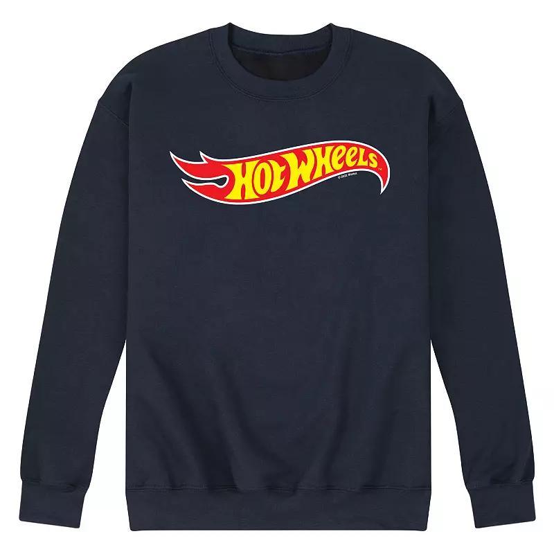 Mens Hot Wheels Logo Graphic Sweatshirt Blue Product Image