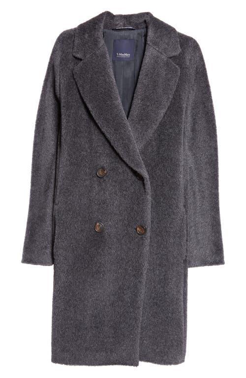 MAX MARA Alpaca-virgin Wool Coat In Grey Product Image