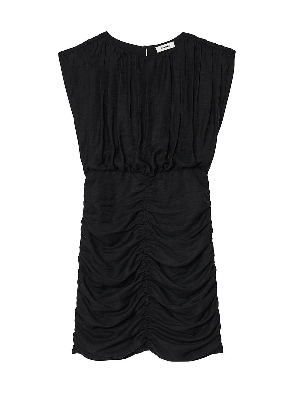 Womens Short Draped Dress Product Image