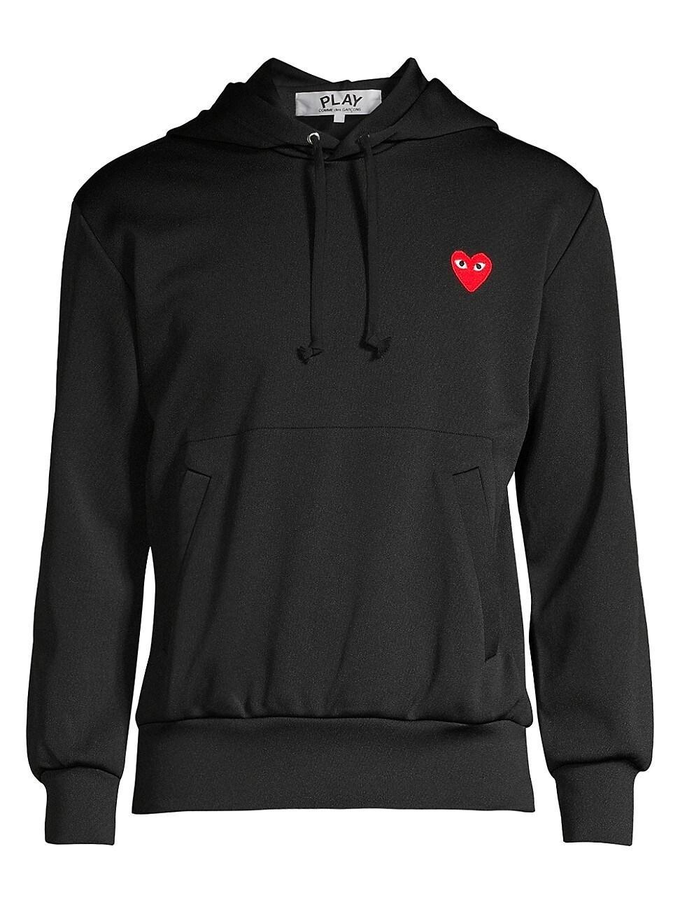 Mens Embroidered Heart Hoodie Product Image