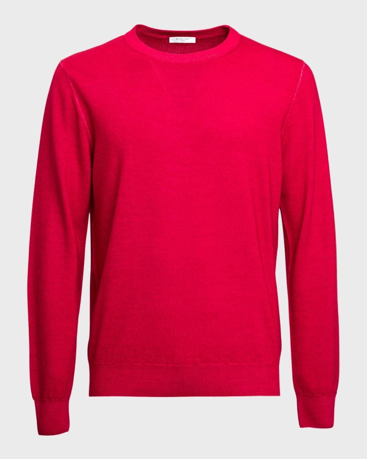 Mens Garment-Dyed Wool Sweater Product Image