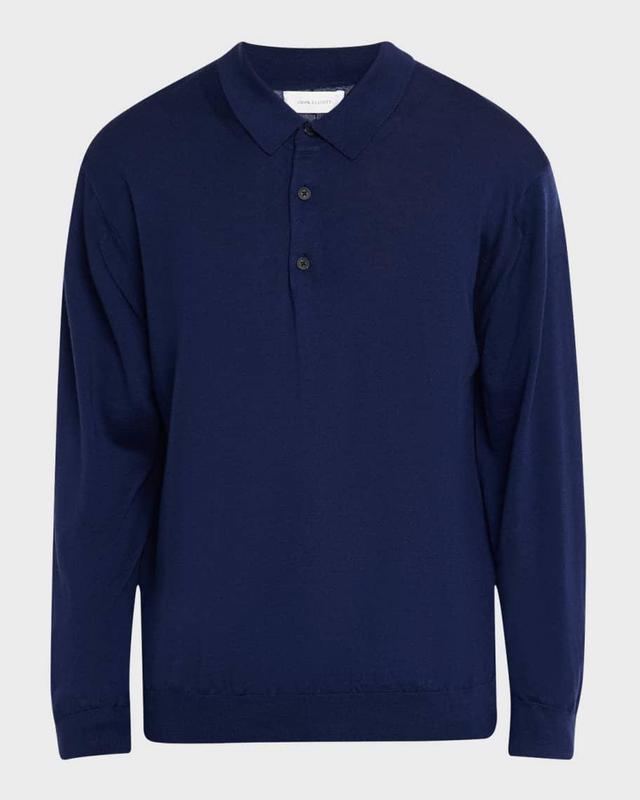 Men's Wool-Cashmere Polo Shirt Product Image