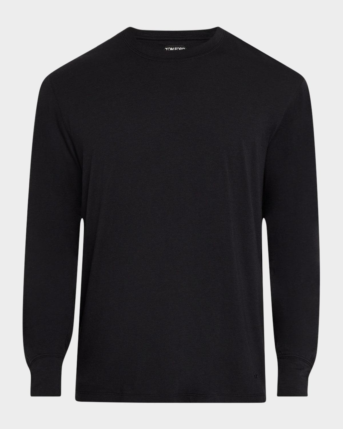 Mens Lyocell-Cotton Crewneck T-Shirt Product Image