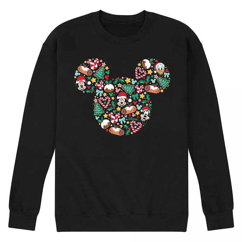 Disneys Mens Mickey Mouse Silhouette Christmas Tee Product Image