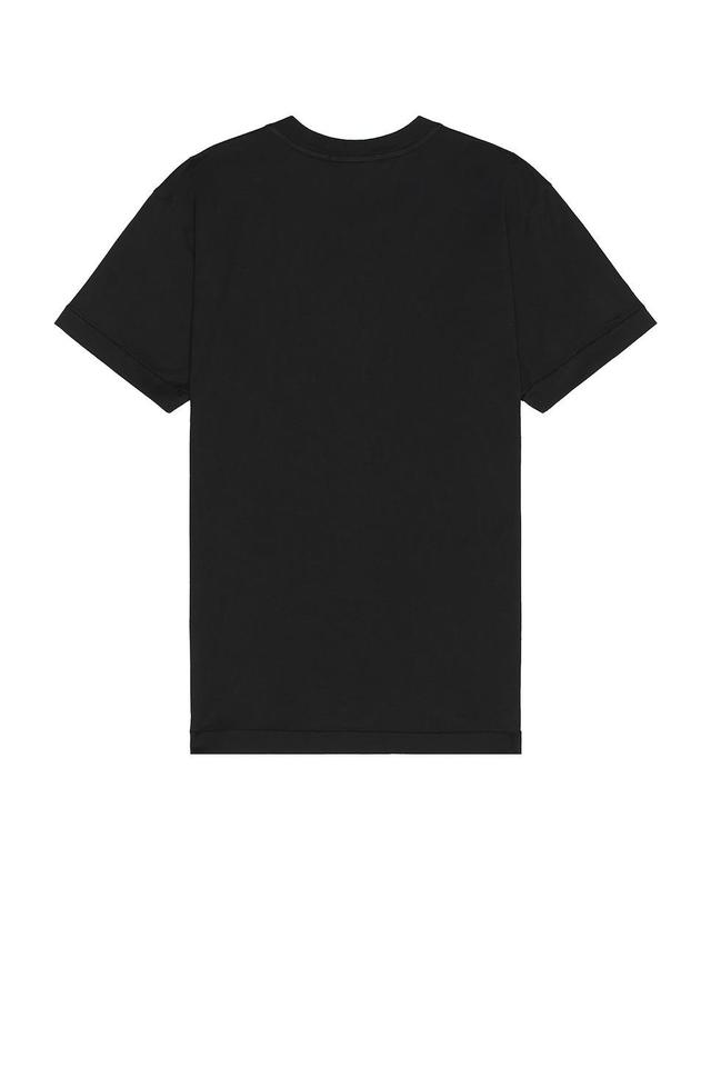 TOM FORD Lyocell Cotton Short Sleeve Tee in Chocolate Product Image