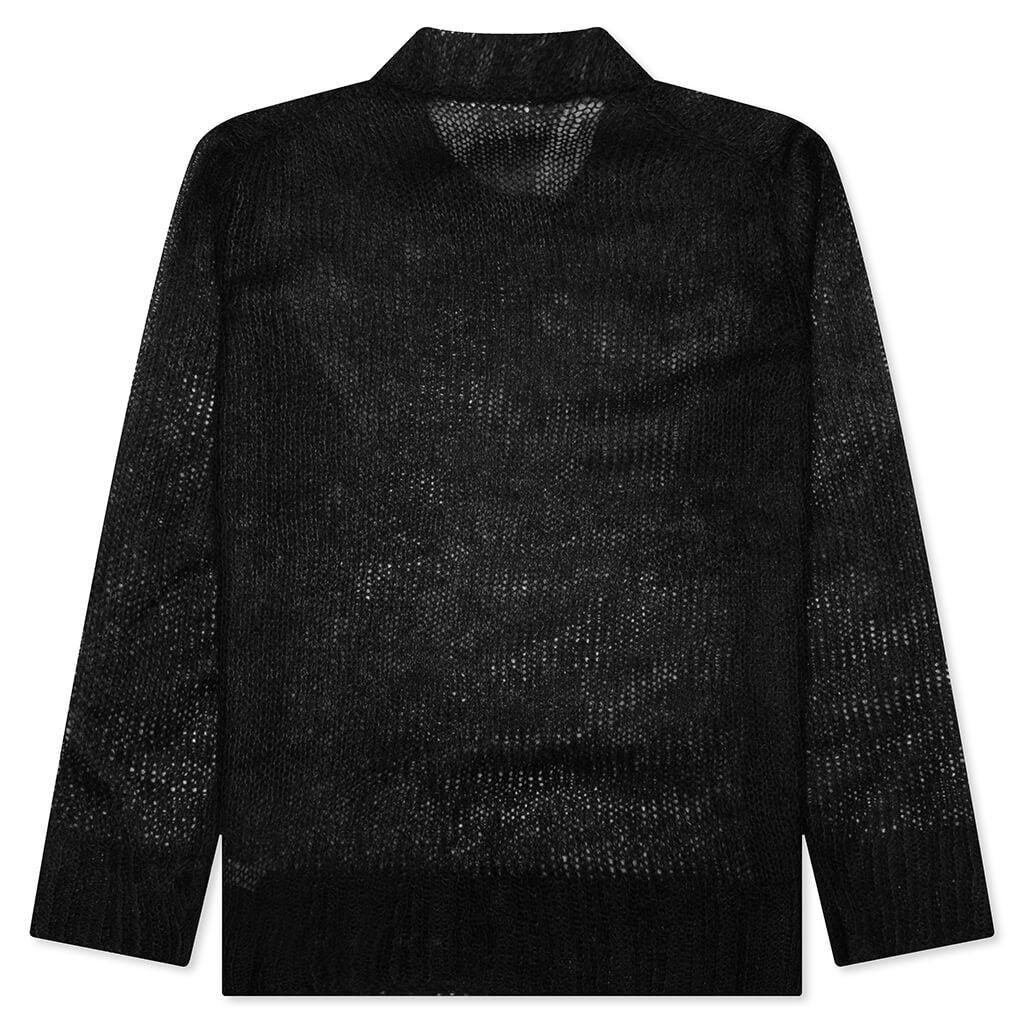 Layered Sweater With T-Shirt - Black Male Product Image