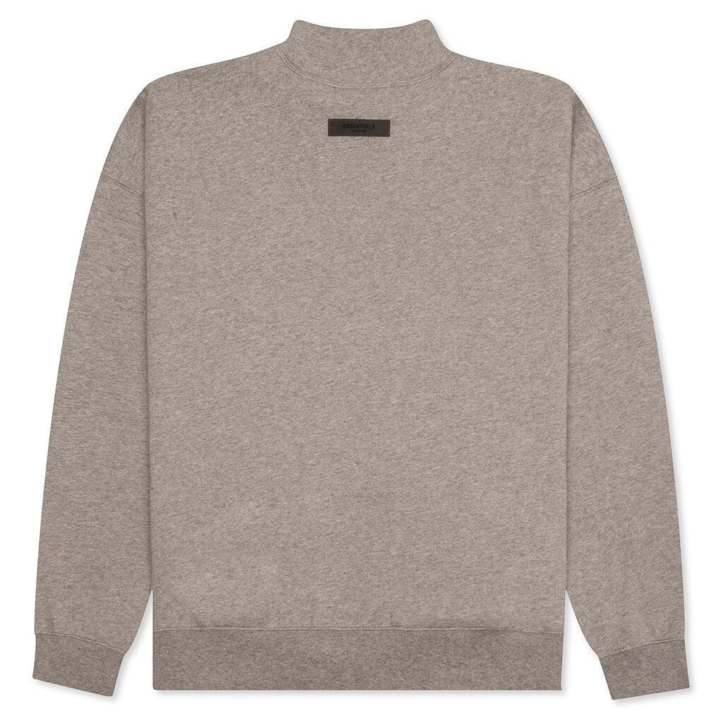 Essentials Core Mockneck - Dark Oatmeal Male Product Image