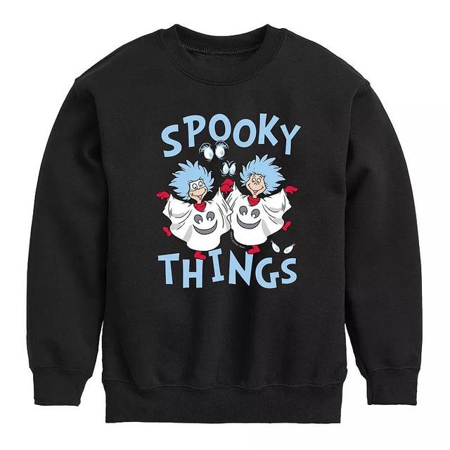 Boys 8-20 Dr. Seuss The Cat in the Hat Spooky Things Fleece Sweatshirt, Boys Product Image