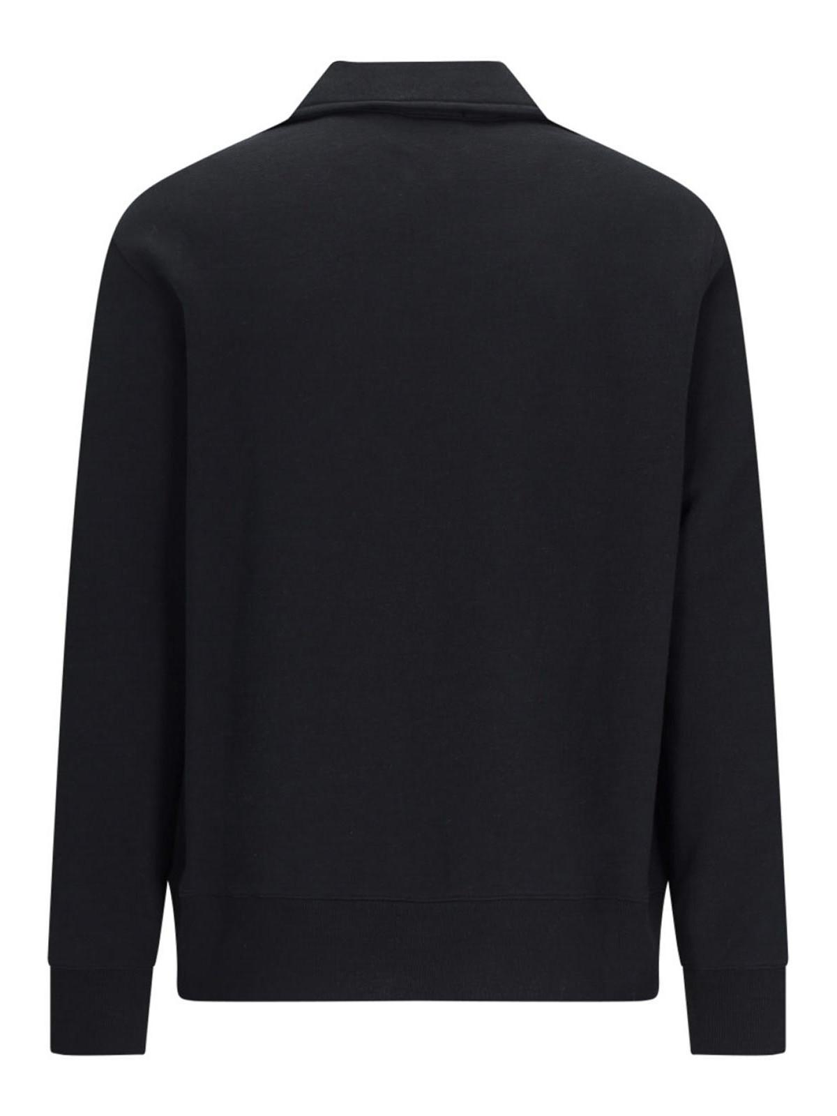 POLO RALPH LAUREN Polo Sweatshirt In Black Product Image