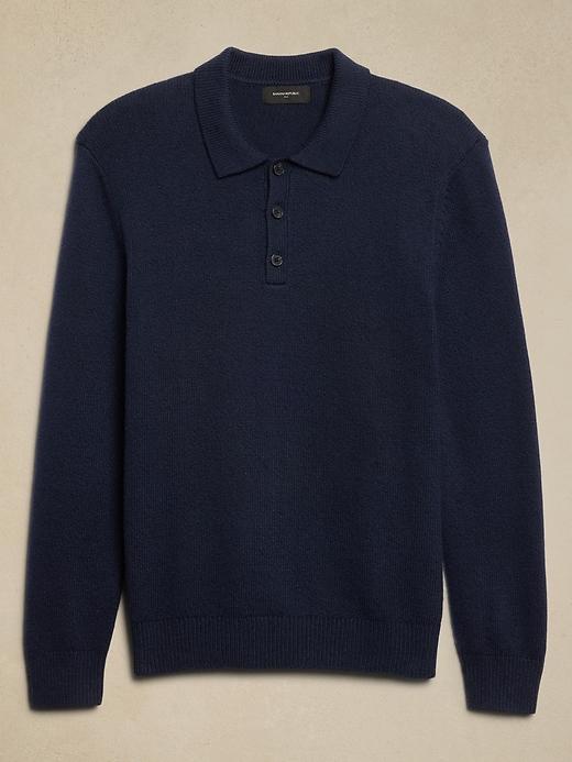 Cozy Polo Sweater Product Image