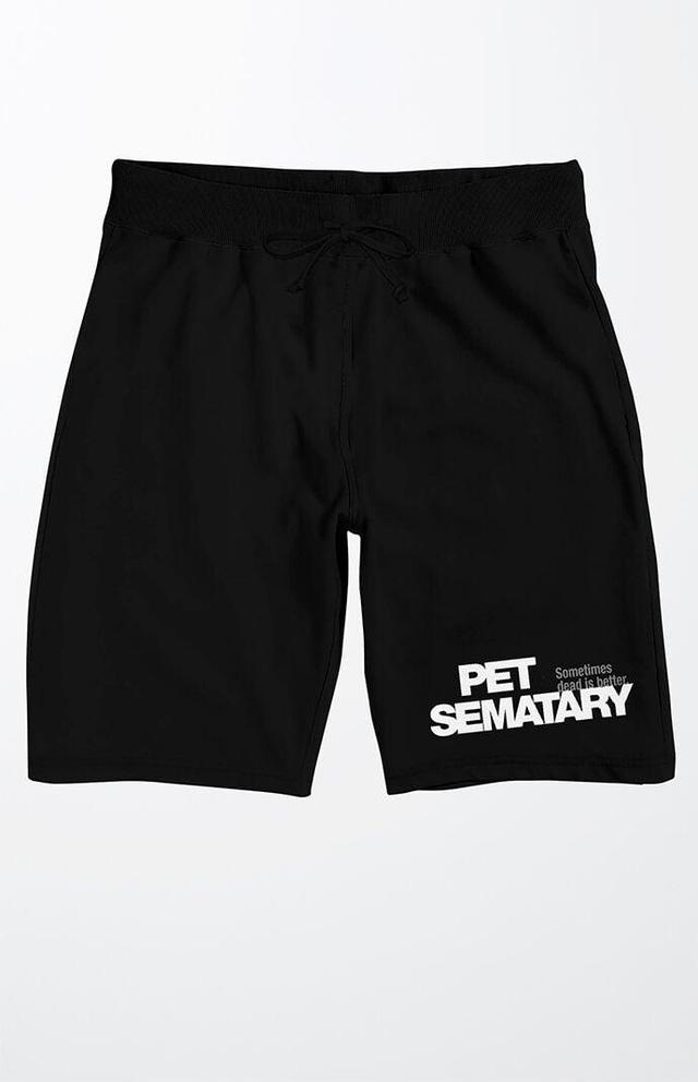 Mens Pet Cemetery Logo Sweat Shorts Product Image