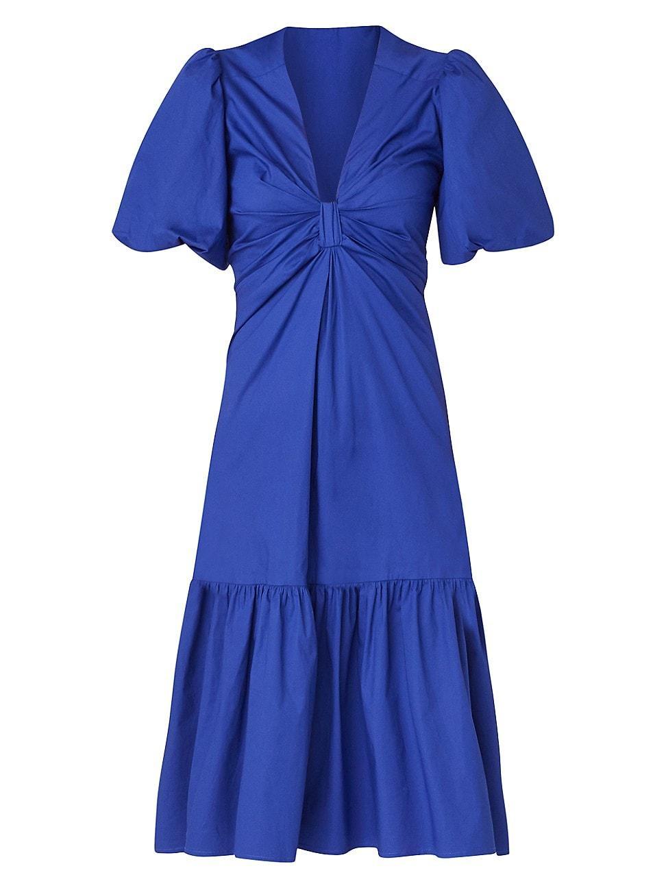 Womens Annabelle Poplin Midi-Dress Product Image