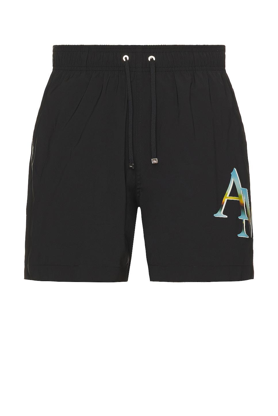 Amiri Staggered Chrome Swim Trunk Product Image