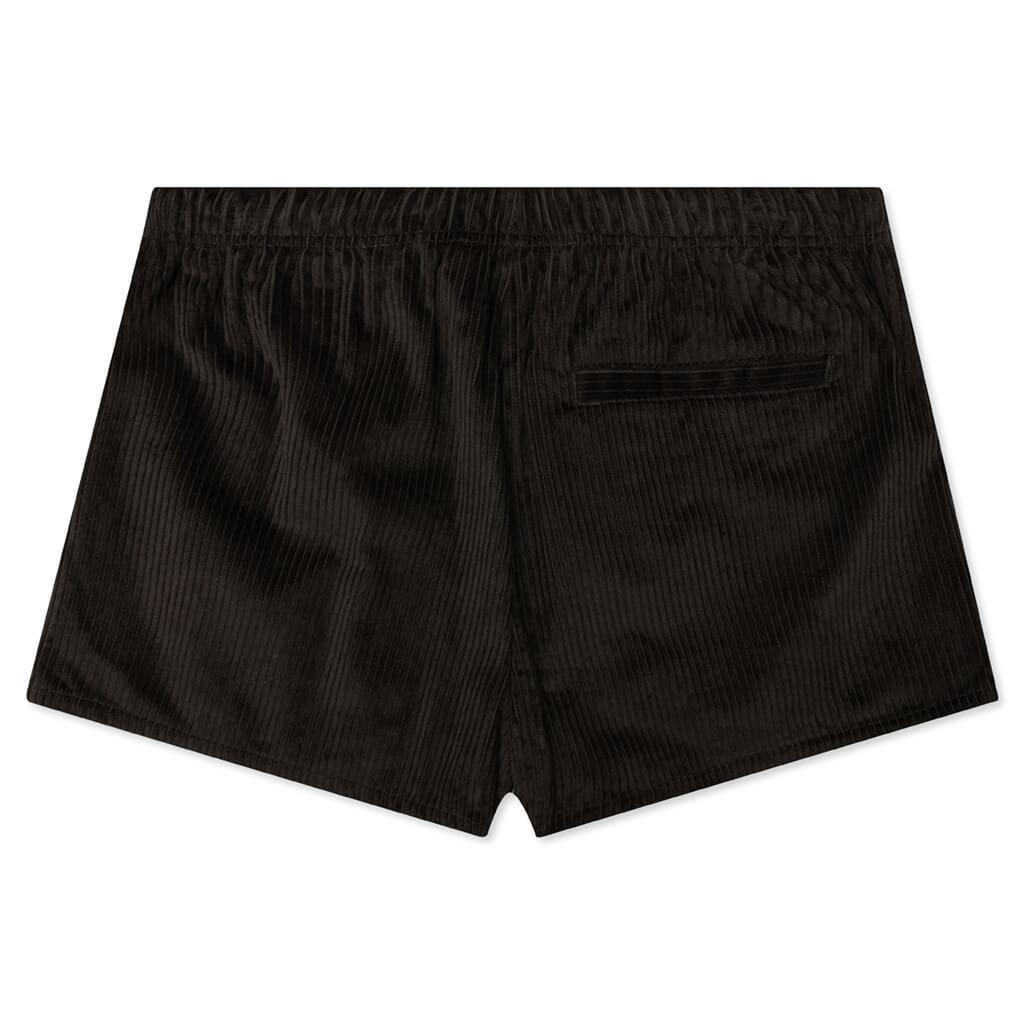 Women's Corduroy Dock Short - Off Black Female Product Image