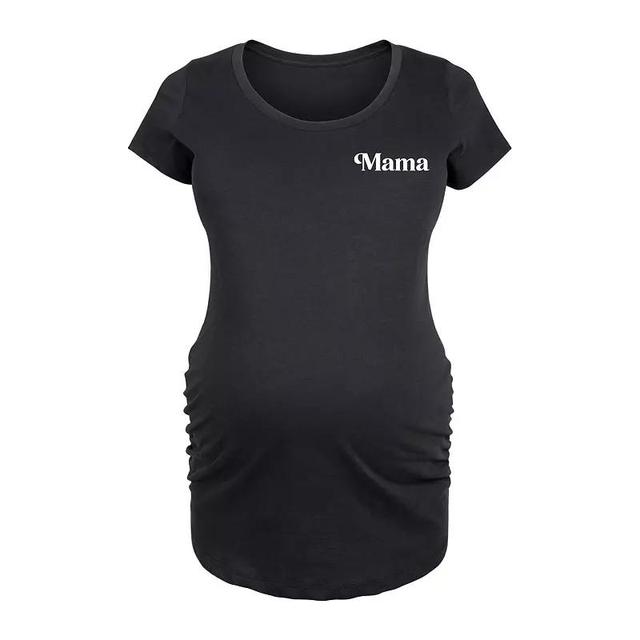 Bloom Maternity Womens Tee Shirts BLACK Shamrock Dandelion Maternity Scoop Neck Tee Product Image