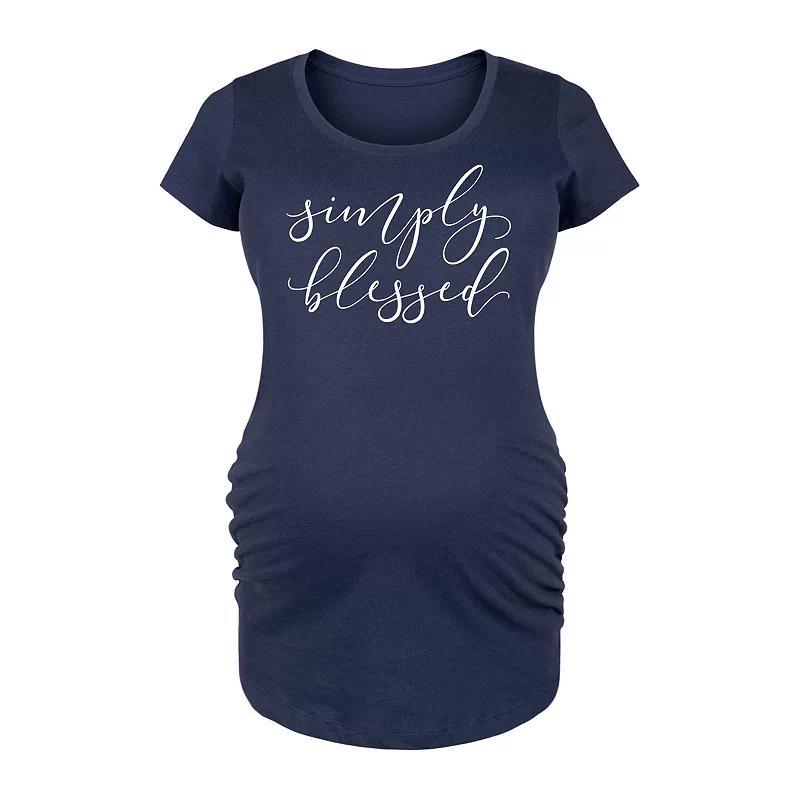 Maternity Simply Blessed Graphic Tee, Womens Product Image