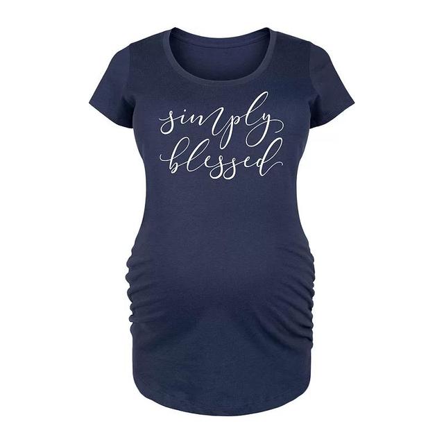 Maternity Simply Blessed Graphic Tee, Womens Product Image