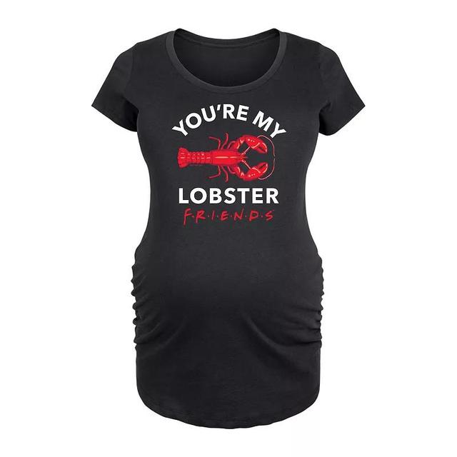 Maternity Friends Youre My Lobster Graphic Tee, Womens Blue Product Image