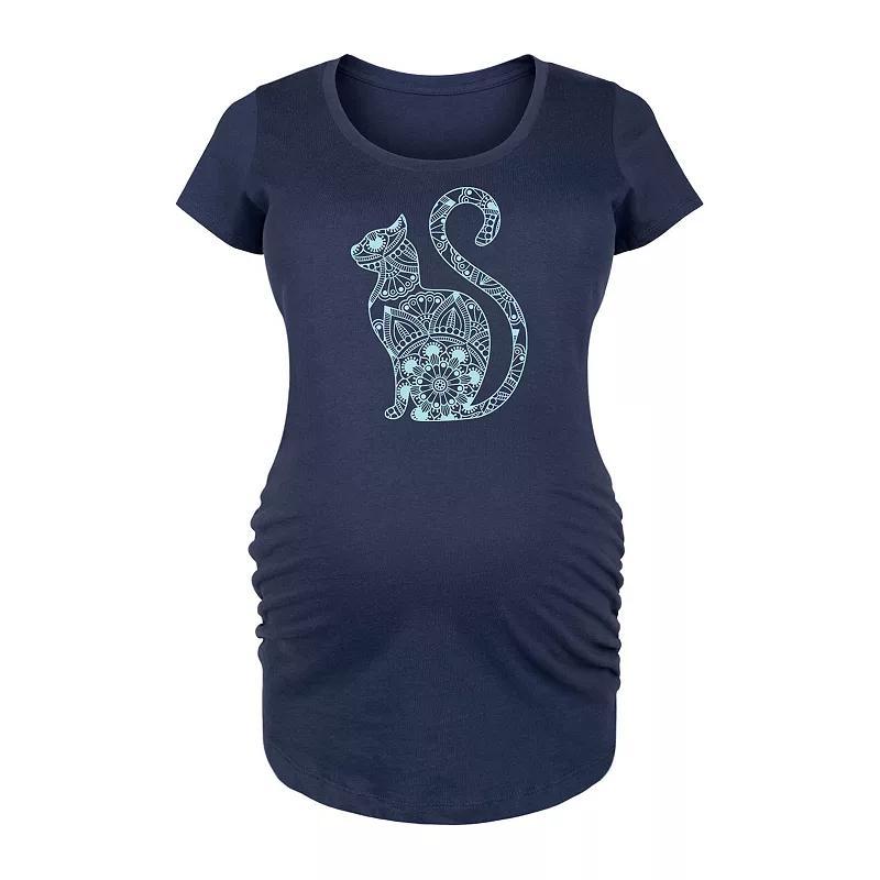 Maternity Dr. Seuss Oh What Journeys Await Graphic Tee, Womens Blue Product Image