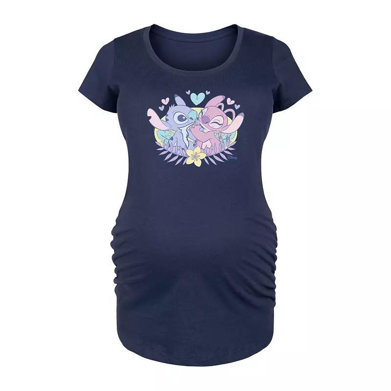 Maternity Dr. Seuss Oh What Journeys Await Graphic Tee, Womens Blue Product Image