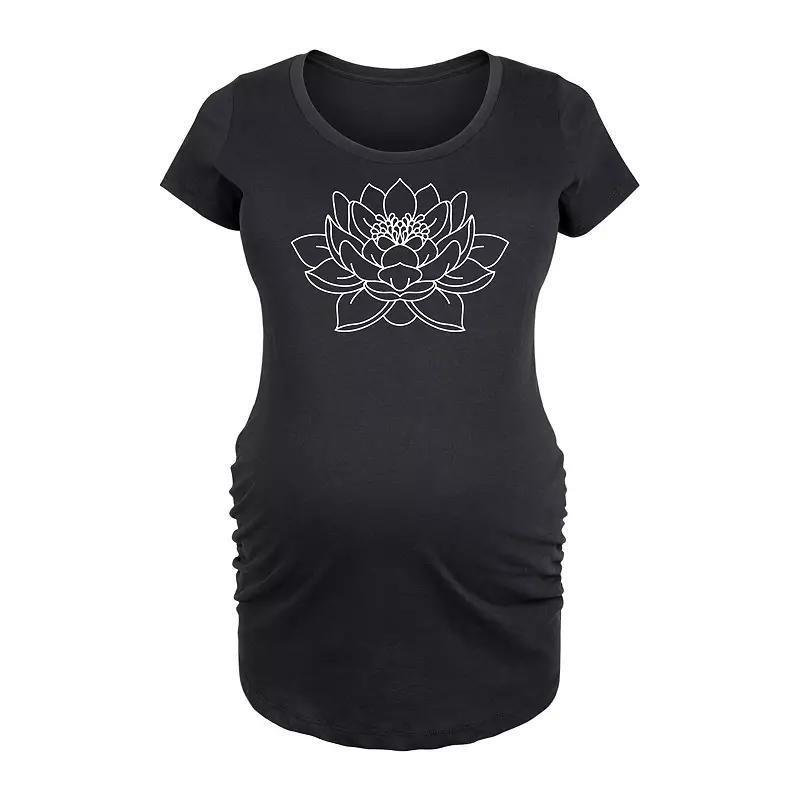 Maternity Bumps First Fall Yall Graphic Tee, Womens Black Product Image