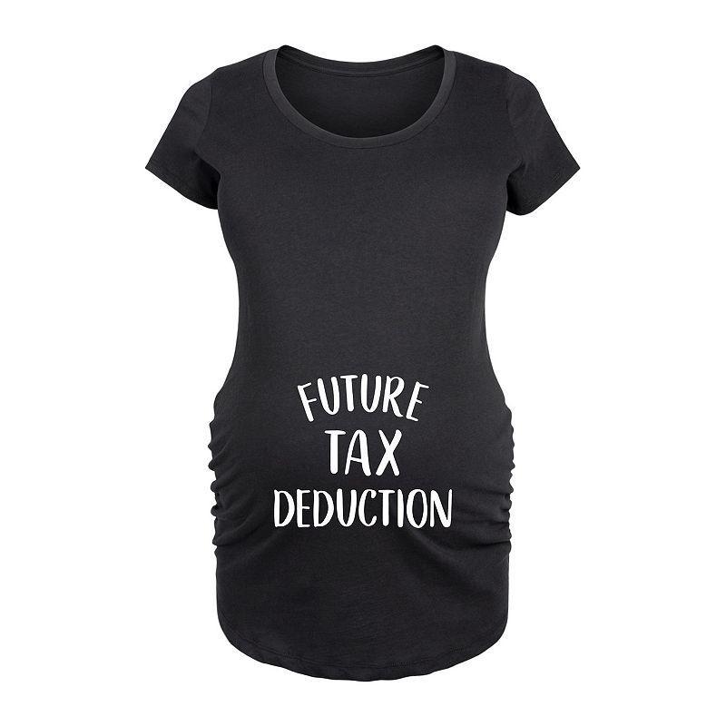 Maternity Future Tax Deduction Graphic Tee, Womens Product Image