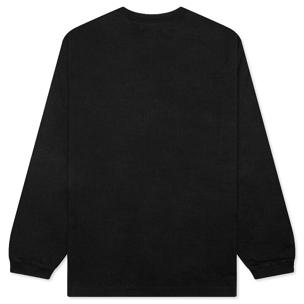 Essentials L/S Tee - Black Male Product Image