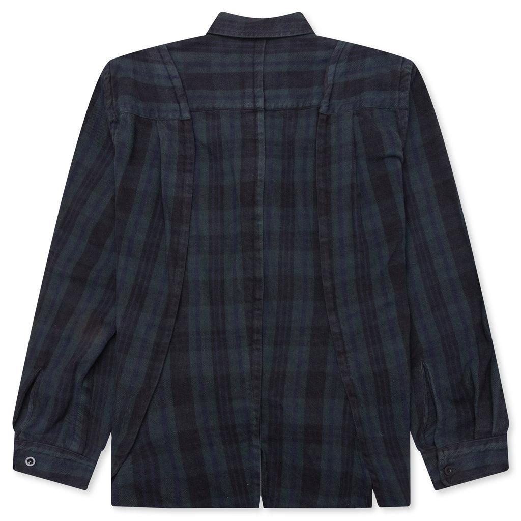 Plaid Shirt - Black Male Product Image