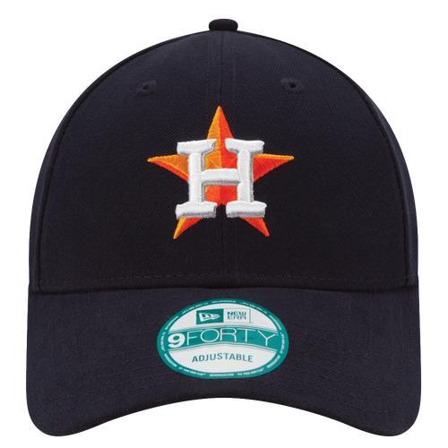 New Era Mens New Era Astros 9Forty Adjustable Cap - Mens Navy/Navy Product Image