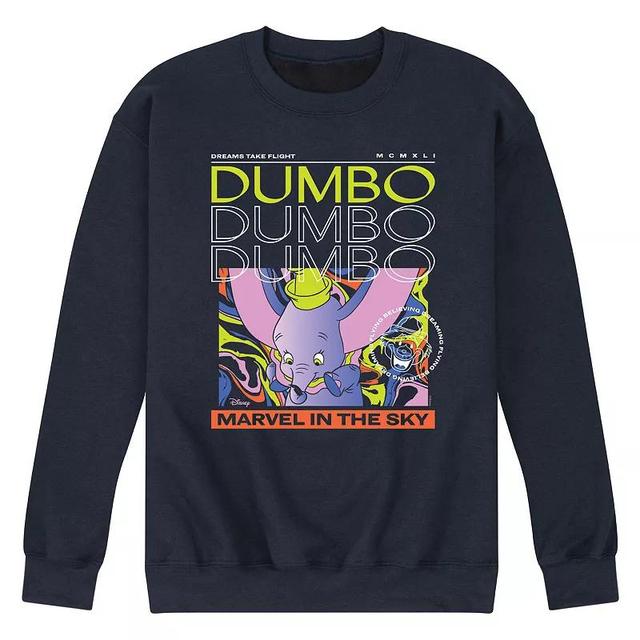 Disneys Dumbo Mens Fleece Sweatshirt Blue Product Image