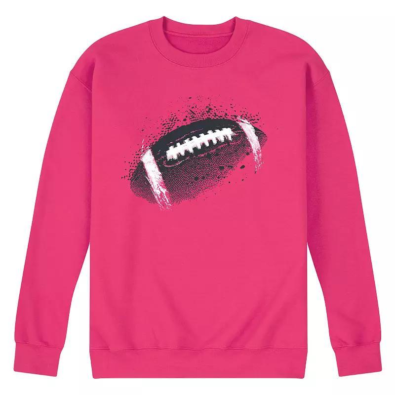 Mens Football Fleece Sweatshirt Grey Gray Product Image