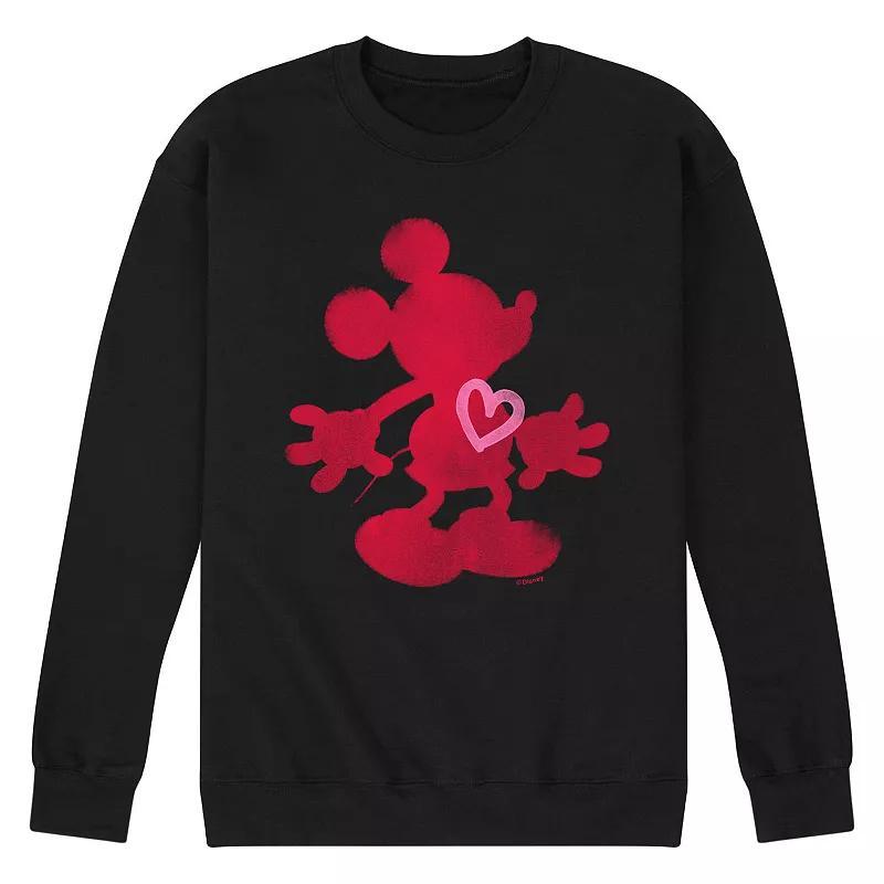 Disneys Minnie Hearts Mens Fleece Sweatshirt Product Image