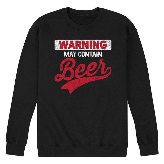 Mens May Contain Beer Sweatshirt Product Image