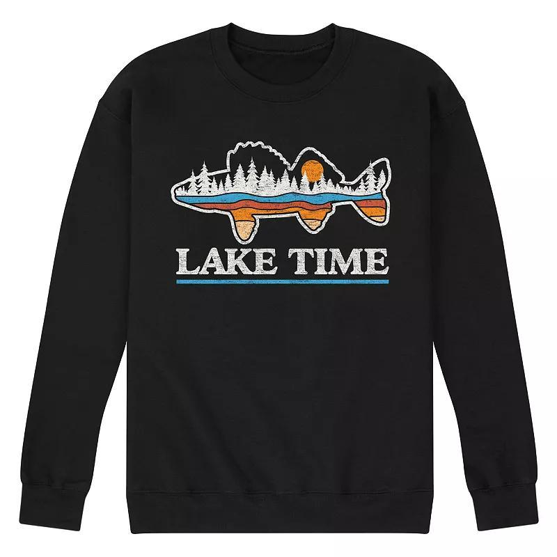 Mens Lake Time Graphic Sweatshirt Product Image