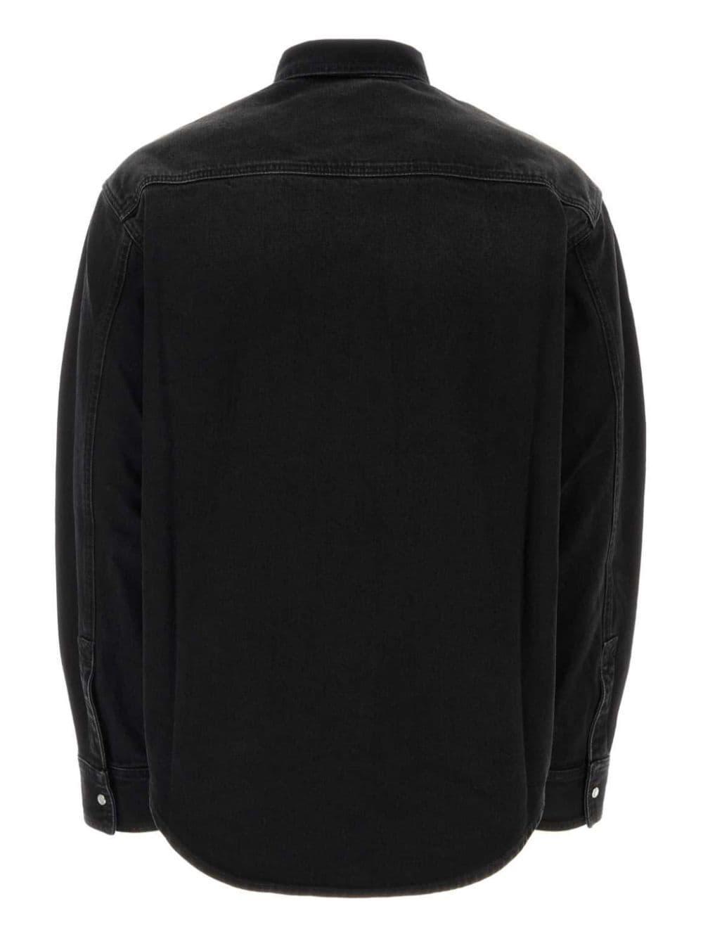 Denim Shirt In Black Product Image