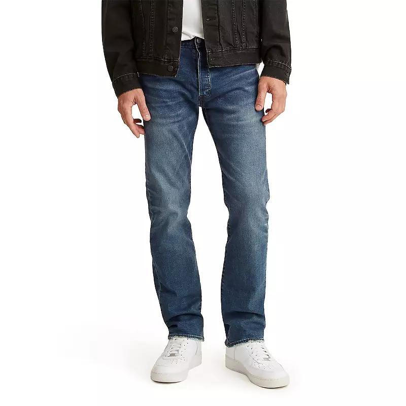 Mens Levis 501 Original Fit Stretch Jeans Product Image