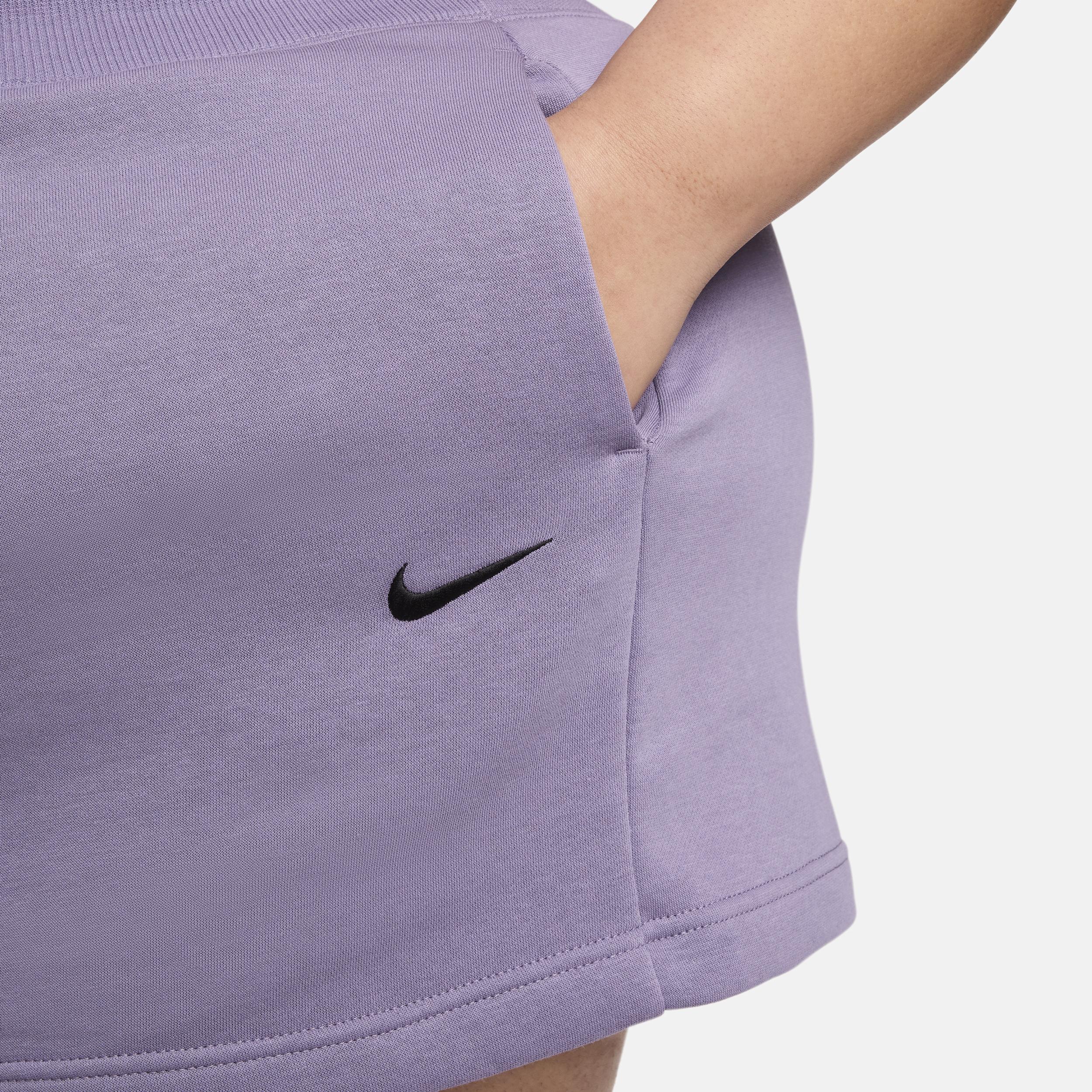 Womens Nike Sportswear Phoenix Fleece High-Waisted Loose Shorts (Plus Size) Product Image