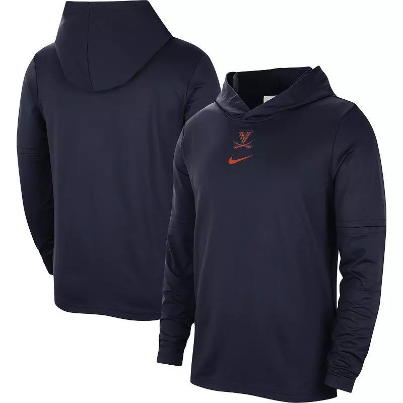 Mens Nike Cardinal Arkansas Razorbacks Player Hoodie Long Sleeve Performance T-Shirt Product Image