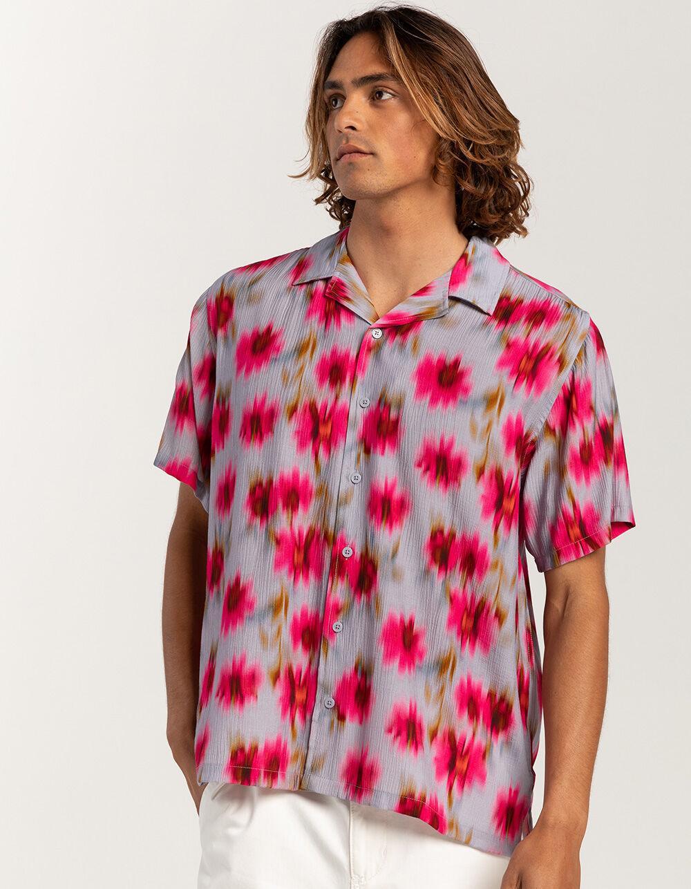 RSQ Mens Textured Floral Shirt Product Image