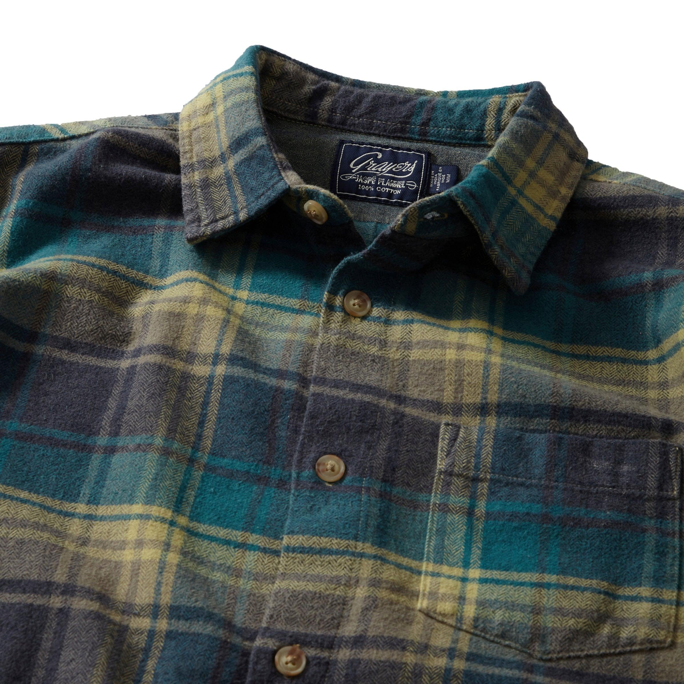 Palisades 3 Ply Jaspe Flannel - Pineapple Slice Plaid Product Image