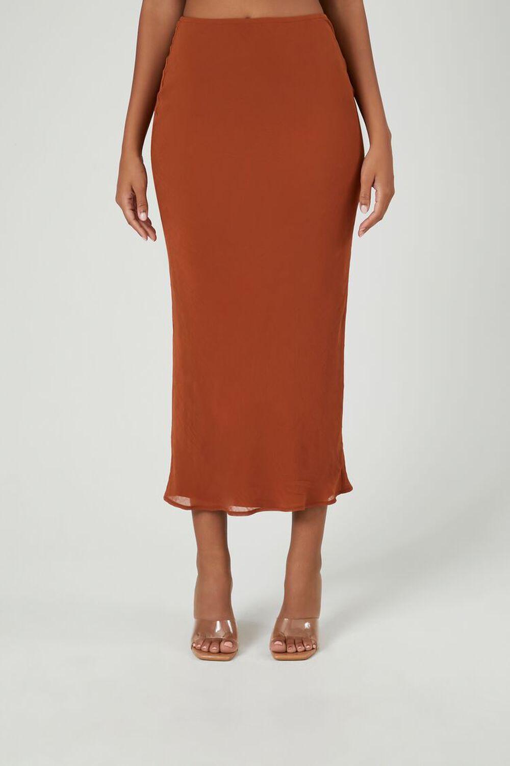 Chiffon Midi Skirt | Forever 21 Product Image