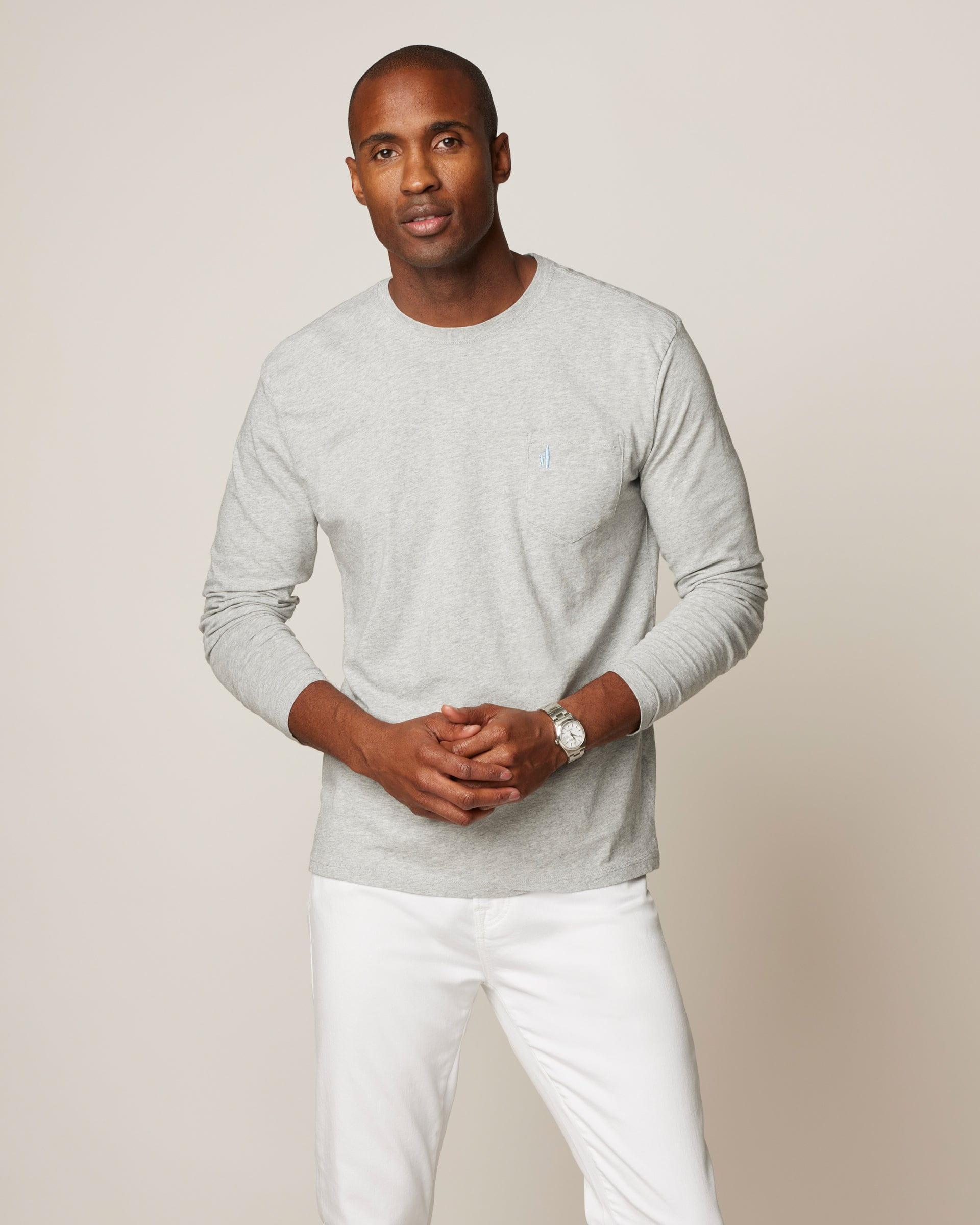 Heathered Brennan Long Sleeve T-Shirt Product Image