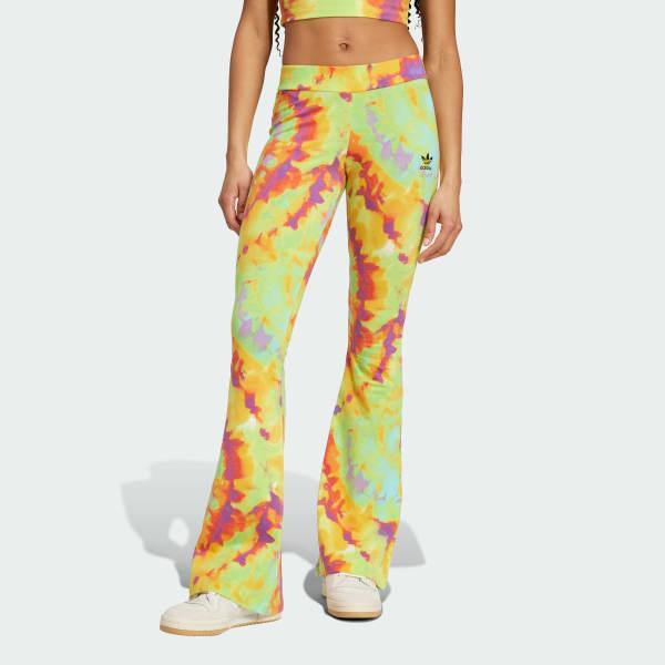 Tie-Dyed Flared Pants Product Image