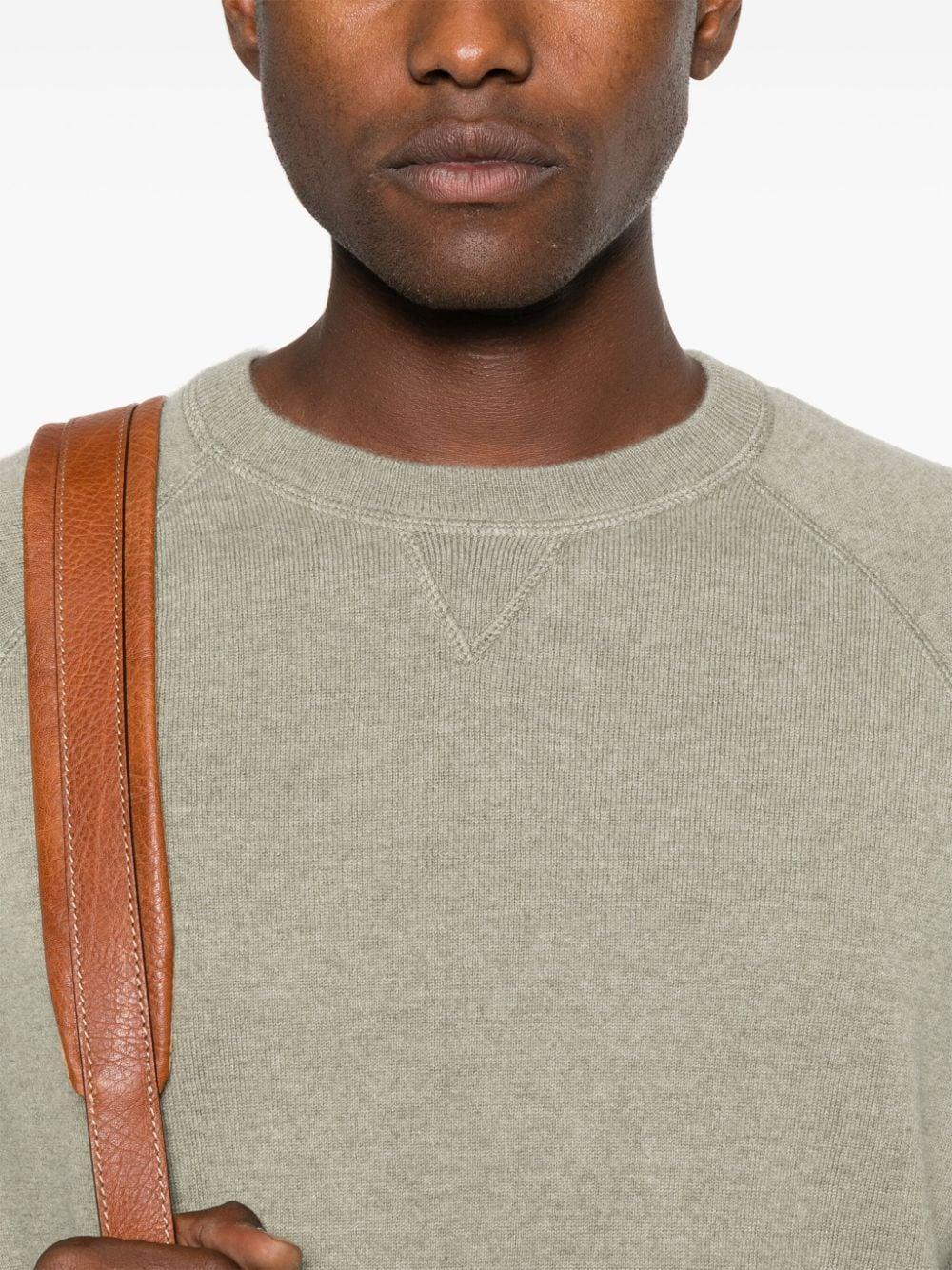 BRUNELLO CUCINELLI Cashmere Jumper In Green Product Image