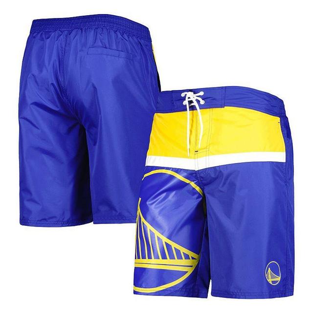 Mens G-III Sports by Carl Banks Royal Golden State Warriors Sea Wind Swim Trunks Product Image