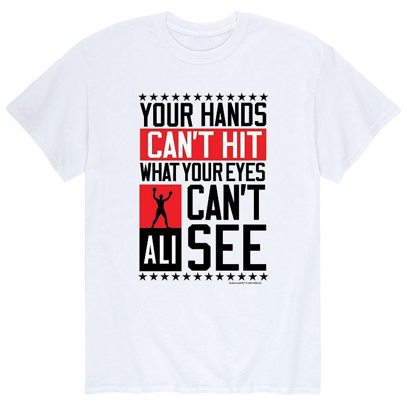 Mens Ali Your Hands Cant Hit Tee Product Image