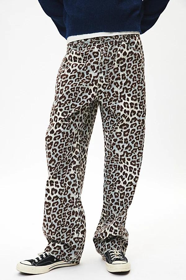 BDG Leopard Pattern Baggy Skate Fit Jean Mens at Urban Outfitters Product Image