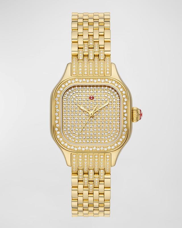 Womens Meggie 18K-Gold-Plated & 2.8 TCW Diamond Bracelet Watch/29MM Product Image