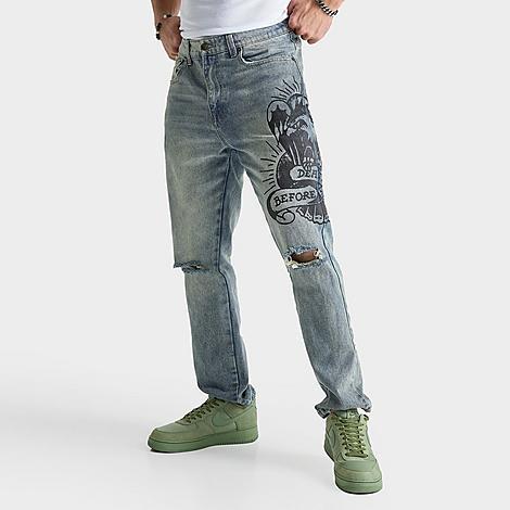 Mens Ed Hardy Eagle Slim Taper Jeans Product Image