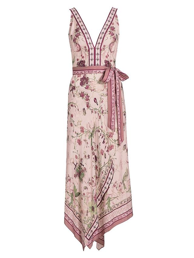 Womens Byrn Floral Sleeveless Maxi Dress Product Image